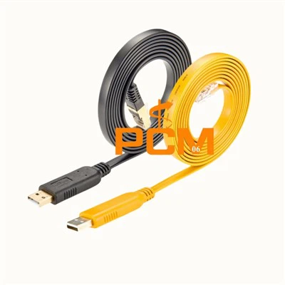 สายเคเบิล USB-A ถึง RJ45 Serial Cisco Rollover