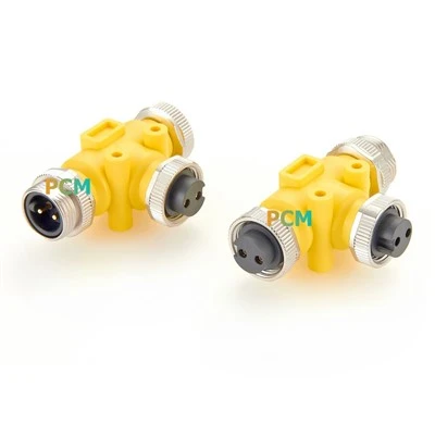 7/8 "ขั้วต่อวงกลมตัวผู้ตัวเมีย 2 พินตัวแยก 7/8 T-type