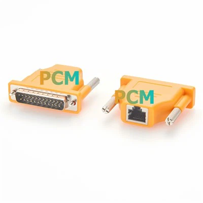 Cisco CAB-5MODCM RJ45 ไปยังอะแดปเตอร์เทอร์มินัล DB25 ตัวผู้