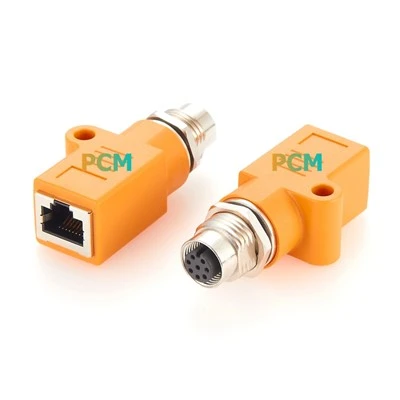 ตู้ควบคุมอีเธอร์เน็ต M12 ถึงอะแดปเตอร์ RJ45